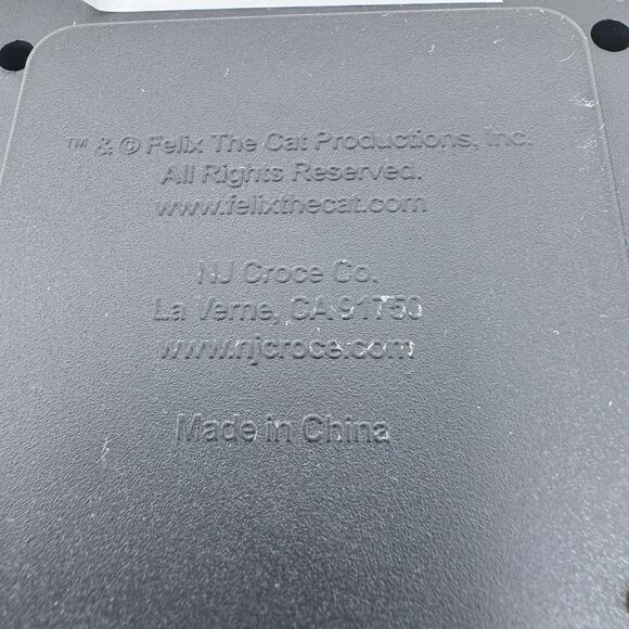 NJ Croce 3DFelix The Cat Analog Motion Clock Moving Eyes Pendulum Tail Black - Picture 12 of 13